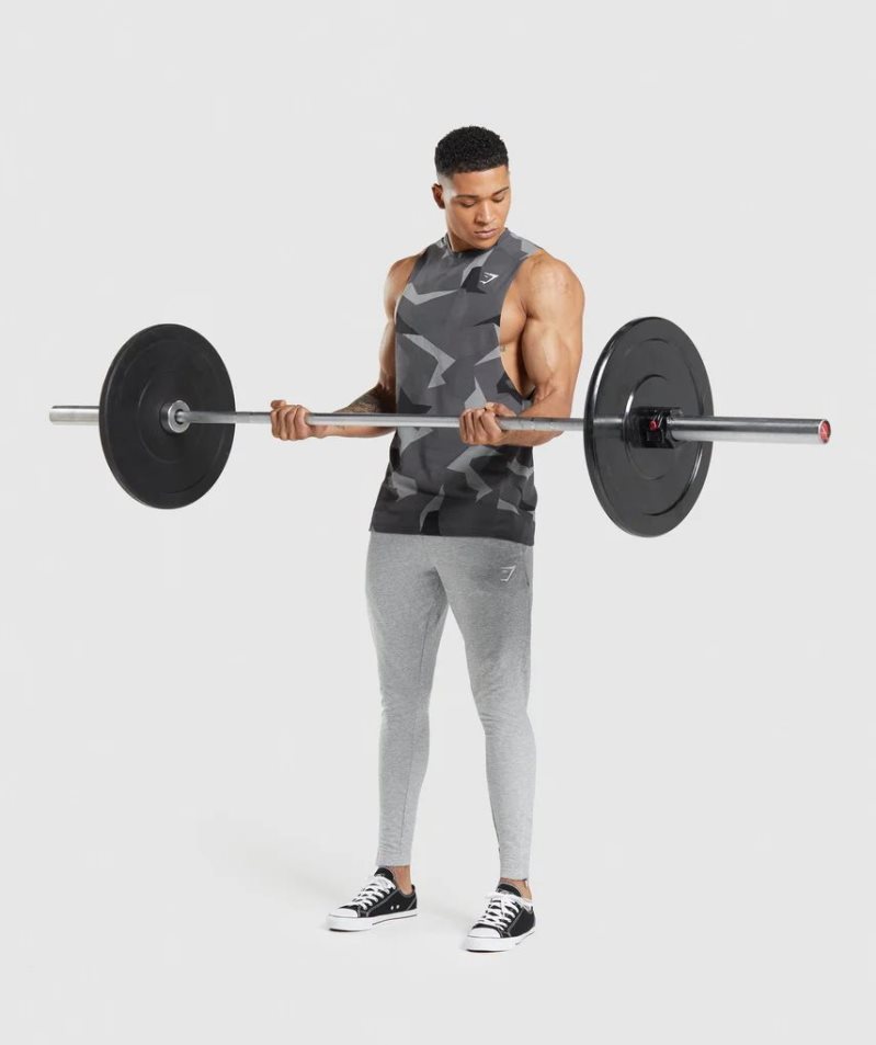 Podkoszulki Gymshark Critical Drop Arm Męskie Camo | PL 852BRD